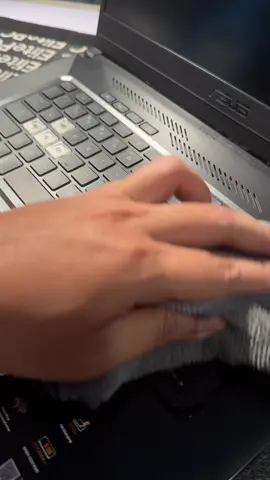 Laptop Cleaning ASMR
