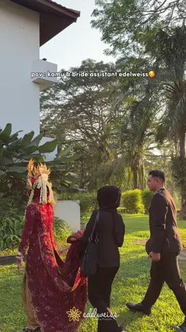 Karena setiap pengantin berhak merasa tenang di hari istimewanya. Bride Assistant Edelweiss Wedding Project siap mendampingi setiap langkah menuju pelaminan. 💫 #EdelweissBrideAssistant #weddingwithcare #brideassistant #edelweiss -#abadi 
