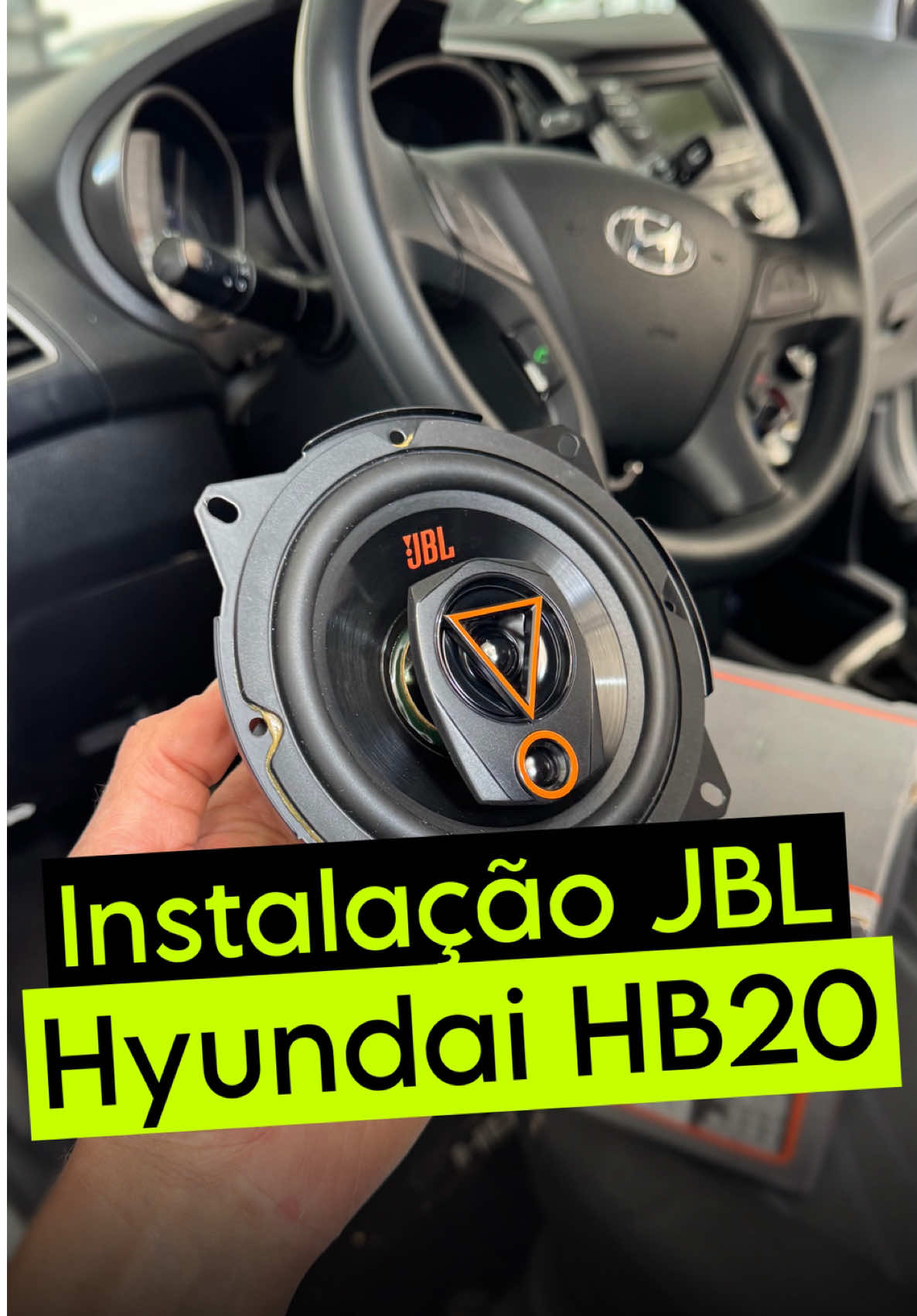 Instalação Alto-falante JBL ☑️ Hyundai HB20 Hoje mostro instalação de alto-falante da JBL no Hyundai HB20 . Compre 🔍 Cole este ID no buscador do Mercado Livre: ALARME-CR01 #hyundai #hb20 #jbl #MercadoLivre #MeusFavsDoMercadoLivre @Mercado Livre 