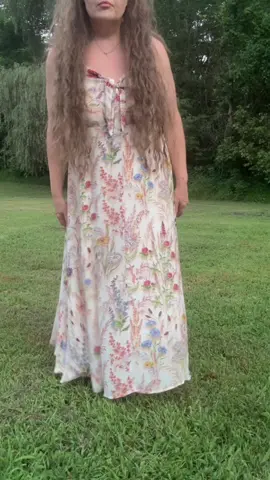 Size XL women’s floral print cami dress, gorgeous and fully lined, I am size 12/14, 5’5.5” #tiktokshopcreatorpicks #tiktokshopfinds #dress #dresses #dresses #midsize #fashion 