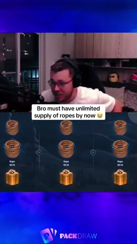 Bro must have unlimited supply of ropes by now 😭 #kickstreaming 