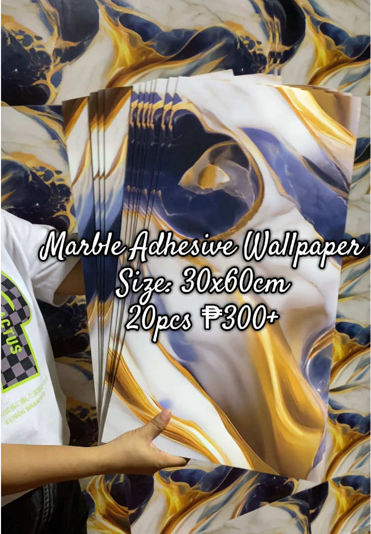 ang ganda nito makapal at madikit narin siya. #pvcwallpaper#wallpaper#marbledesign#homedecor#waterproof#stickers #thick#sticky 