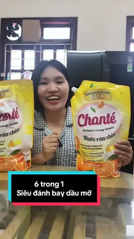 Nước rửa bát Chante 6 trong 1 siêu đánh bay dầu mỡ#tiktok #tiktokxuhuong #nuocruabat #nuocruabatsinhhoc #nuocruachen #shopnhahanh 