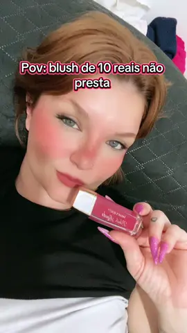 Paguei 10 reais e amei 💄❤️💋 #blush #make #10 #maquiagembarata #pravoce #blushliquido 