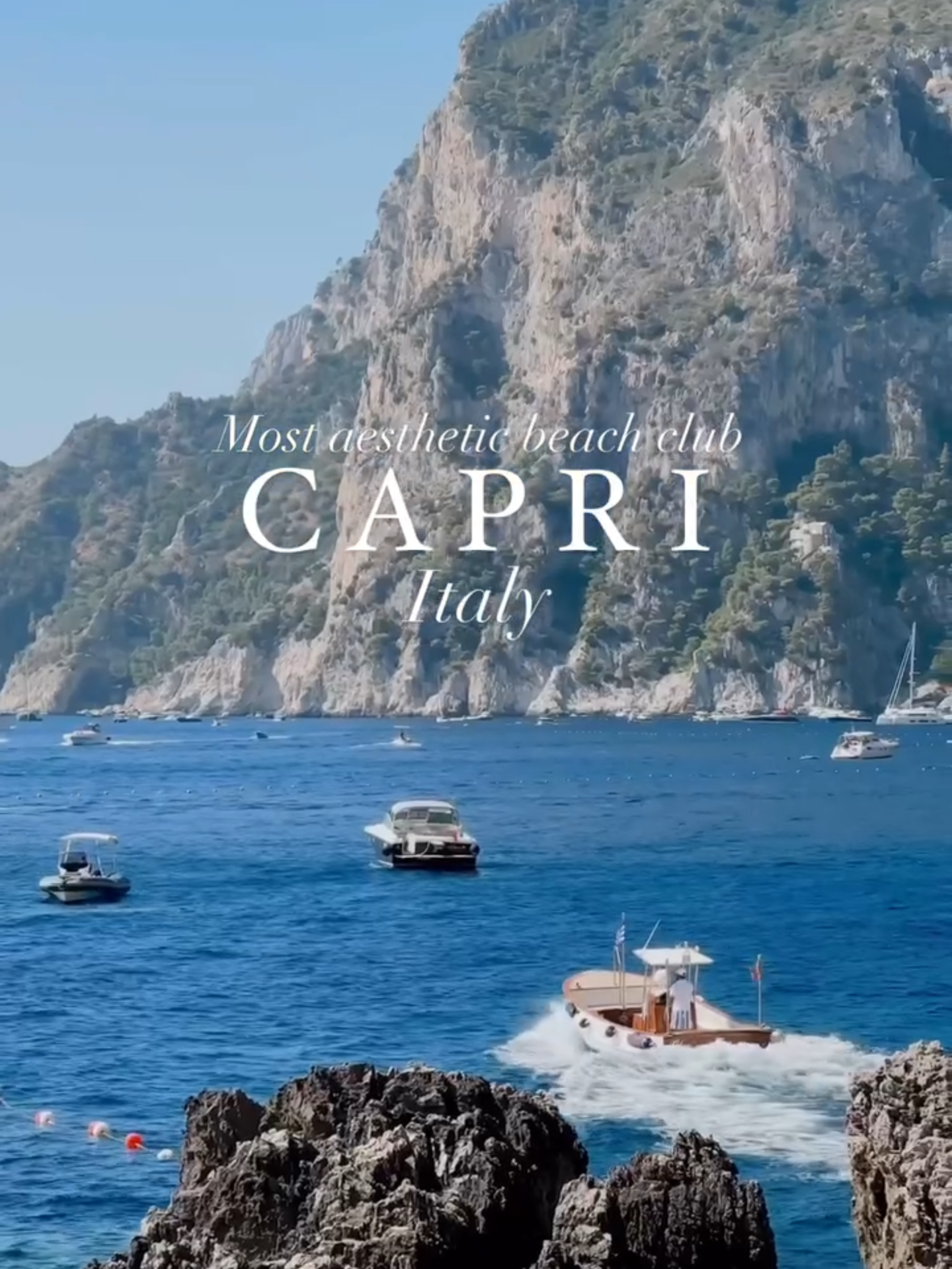 @saltyluxe_ shows us the most aesthetic beach club in Capri, Italy 🇮🇹 ⬇️ SAVE FOR LATER. 📍Fontelina Beach Club Located inside one of the most pristine coves on the island of Capri, with impressive views over the famous Faraglioni rocks. It’s got the sweetest blue & white striped umbrellas, one of the best restaurants we tried in all of Italy & rock platforms to sunbathe & enjoy the sea. I can’t even begin to explain how much I loved this day 😍 I want you to have this experience too! MUST KNOW INFO: -Make sure to book months in advance, especially when travelling in Summer (we managed to secure a reservation one week before, but only due to a cancellation) -You can only enter the beach club if you have a restaurant reservation as well. So make sure you book a table at the restaurant first (there are 2 seatings 1pm & 2:30pm) -You have to arrive to grab your sunbed before 1pm (don’t be late, seriously) *even if you have a reservation -Once you book the restaurant (online) you can opt to reserve a sun bed- make sure you do this at time of booking so you don’t miss out 😍 -They do a boat shuttle from the main marina, so it is possible to visit, even if you’re on a quick day trip -It’s 100% one of our fav experiences in Capri, so don’t miss it 🫶🏽 just be organised so you can have the best day ever! DM us for more travel inspiration! Or email: enquire@dawsonandsanderson.co.uk #capri #lafontelinacapri #lafontelina #capriitaly #dolcevita #visitcapri #italianplaces #italyexplore