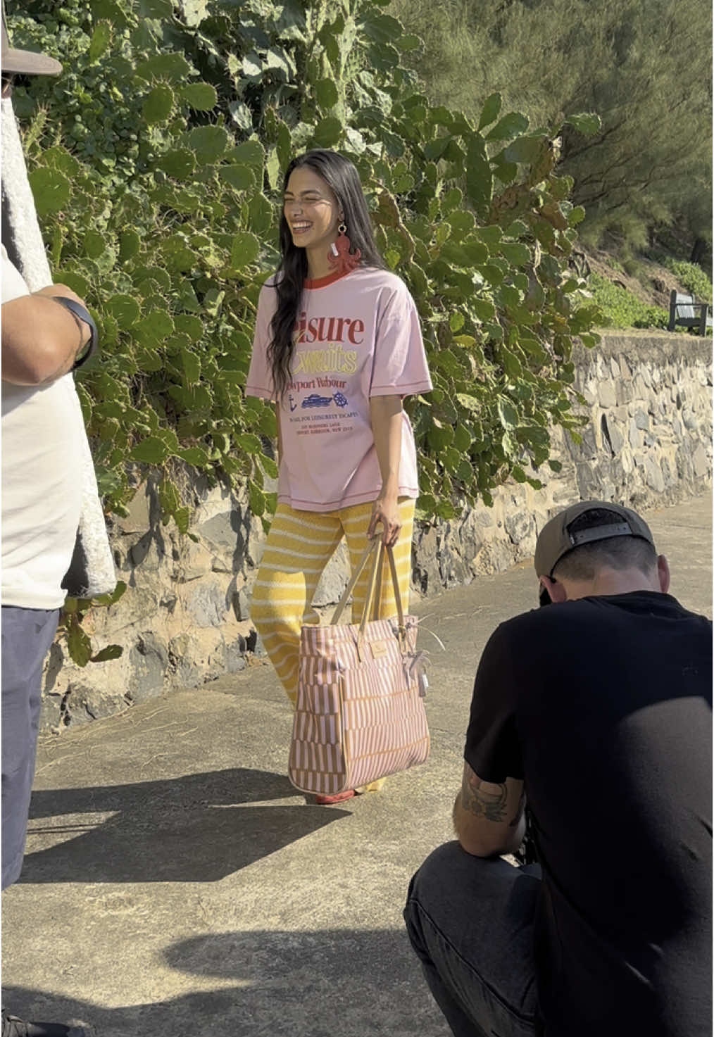 this shoot for Thandana Bags was so fun and cute!!  @Boss Models DBN #fyp #model #modelshoot #behindthescenes 