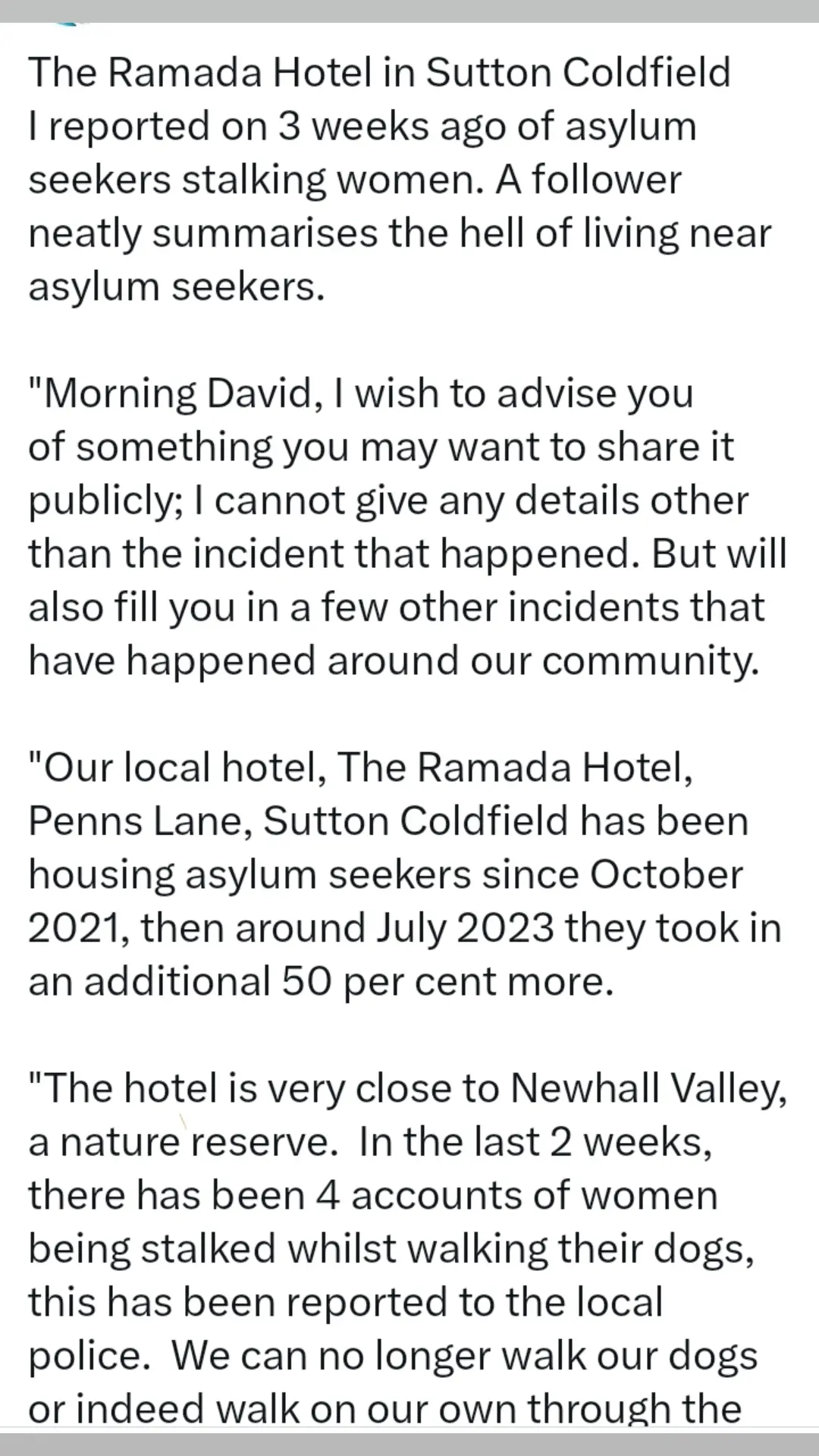 The Ramada Hotel in Sutton Coldfield#news #fyp #migrantes #govermnent #british 
