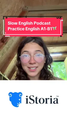 iStoria is a great way to start practicing English✨✨ Link in bio 🔗  #istoria  #englishlearner #learnenglish #slowenglishpodcast #englishteacher #misshoney 