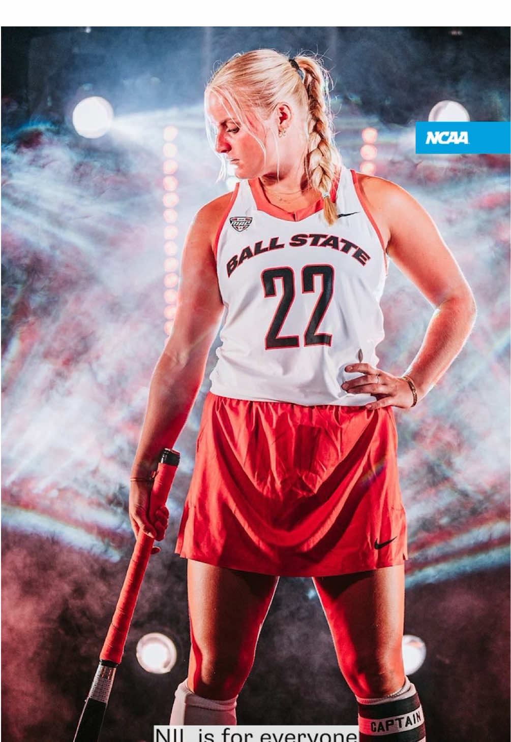 Kerri McClay has the field hockey finesse and NIL success!🏑💲 The Ball State field hockey player utilizes her academics and athletics to bring her personal brand to life! #NCAAFH | 🔗 https://on.ncaa.com/KerriMcClay