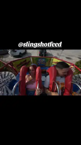 Part 46 | Crazy slingshot ride #fypシ゚ #slingshot #FYP #viralvideo #foryoupage #funnyreaction  #TikTokTrending