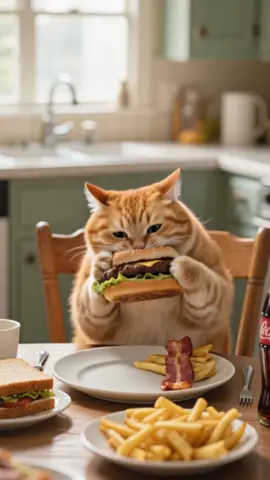 #cat #orangecat #aicat #cutecat #funnycat 