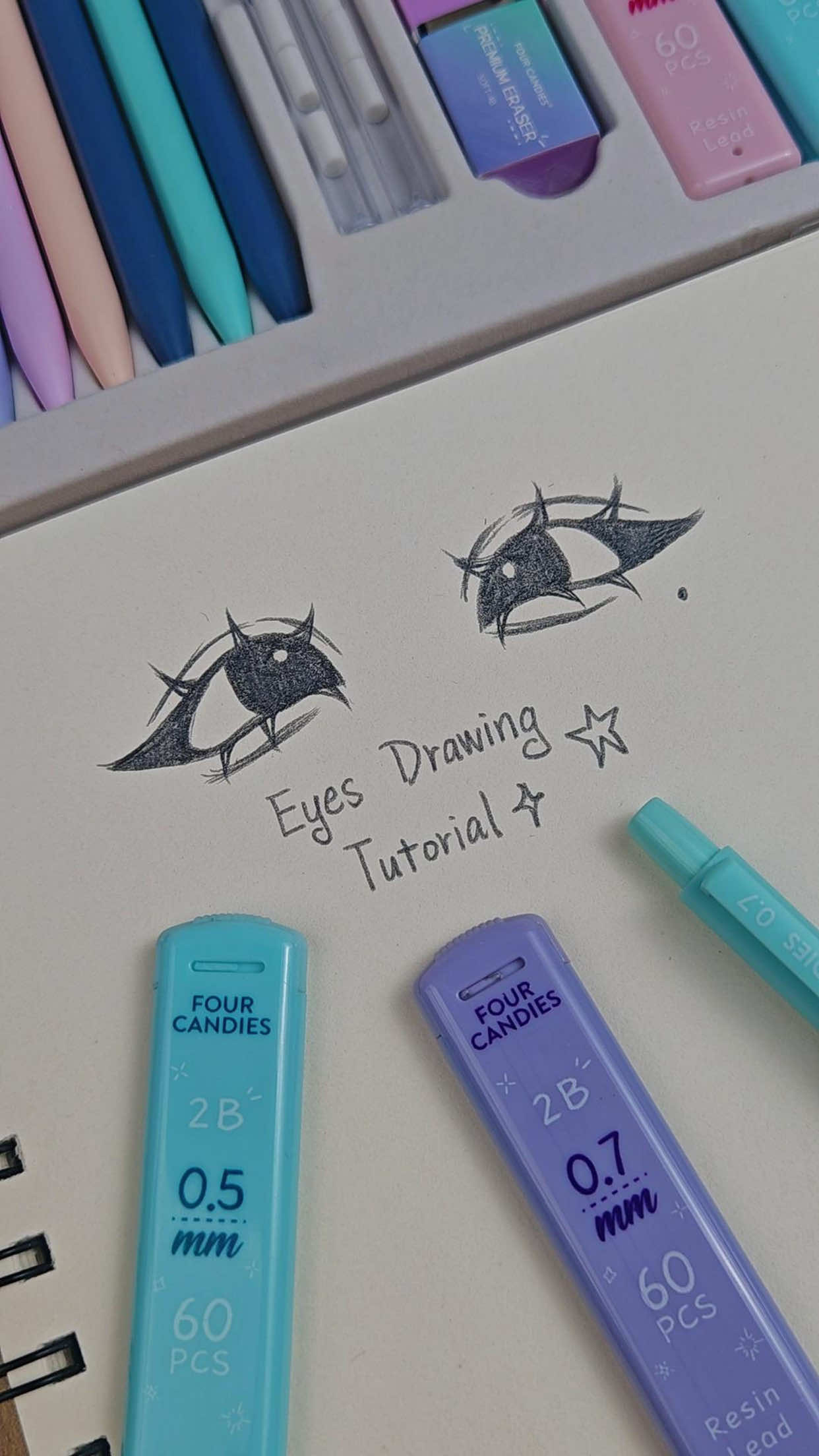 Eye tutorial ! ⭐️✨very cute set set of pencils #backtoschool #pencils #artgirl #sketch #easydrawingtutorial #drawing #tiktokshopbacktoschool#y2kdrawings #eyetutorial #eye #y2k #acubi #eyedrawingtutorial #eyedrawing #fyp #foryourpage #fypage #fypシ゚ #viral #drawingideas #acubistyle #acubidrawing #y2k #sketch #foryoupage #fypage #viral #creatorsearchinsights#pencil #pencilcase #TikTokShop #tiktokshopblackfriday #tiktokshopcybermonday #foryou #fourcandies #pen #bestpen #fyp#studentlife #studysupplies #dealsforyoudays#schoolsupplies #art #artist #artistsoftiktok #arttok #artsupplies #stationary #drawing #drawingtutorial #sketchbook #sketchbooktour #tiktokshop#mechanicalpencil #pencils#mechanicalpencil#backtoschoolfinds #stationeryaddict #schoolmusthaves #mechanicalpencil #studentlife #studysupplies #cuteschoolstuff #schoolsupplies #tiktokshopbacktoschool 