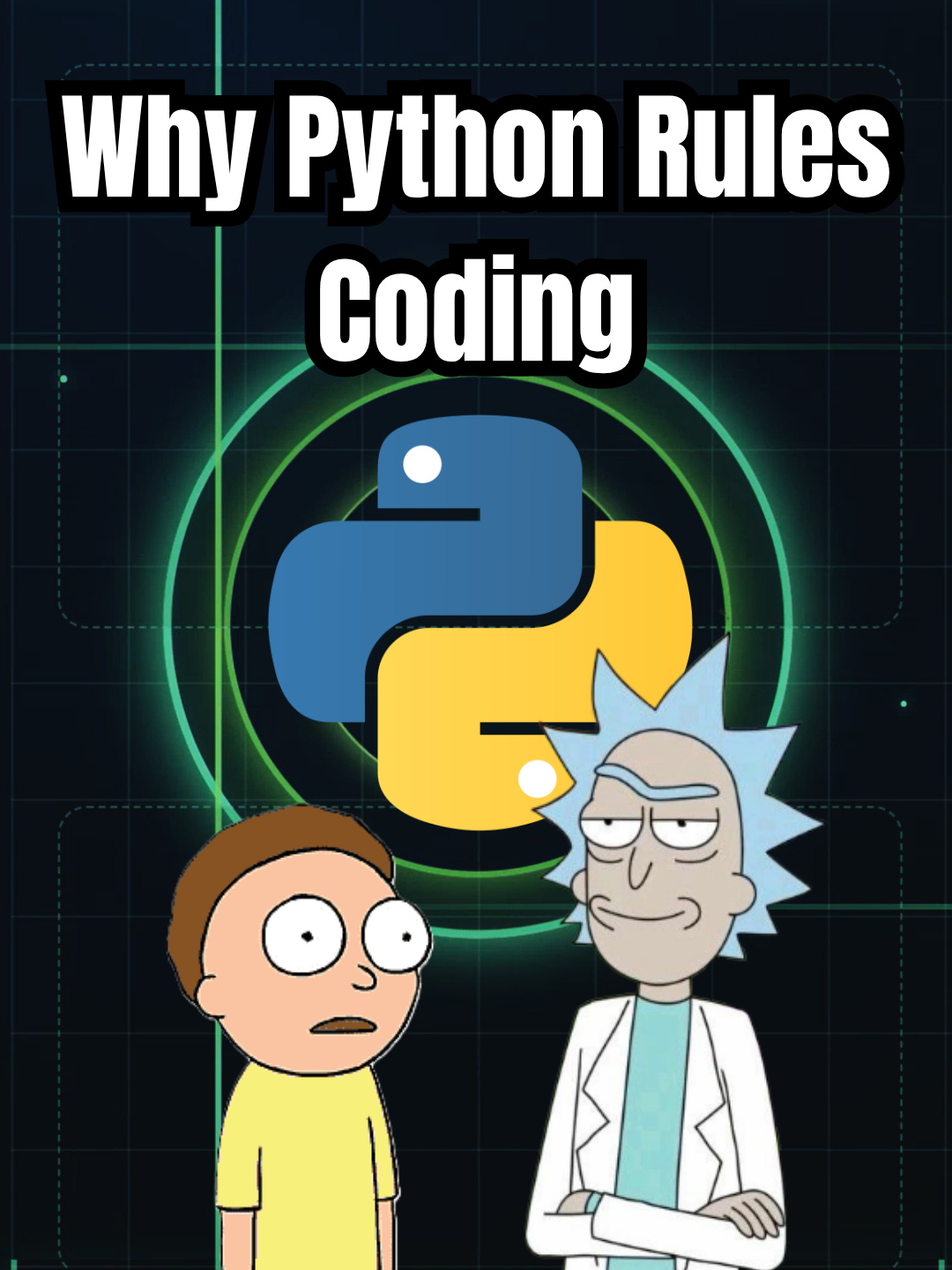 Why Python is the GOAT of Coding. Python is easy, powerful and everywhere!  From building Instagram to crunching data at Nasa, here’s why everyone’s obsessed. #rickandmorty #Python #coding #techexplained #LearnOnTikTok #techtok