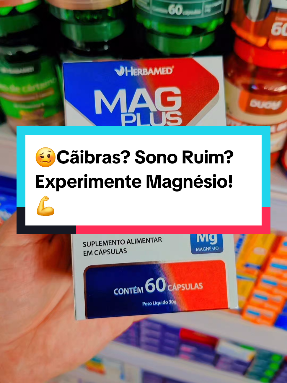 ✨ Magnésio Bisglicinato: energia, foco e bem-estar! ✨ Forma altamente absorvível de magnésio, ideal para melhorar o sono, reduzir cãibras, apoiar a saúde muscular, óssea e mental. 💪🧠 Sua biodisponibilidade superior garante mais resultados com menos desconforto gastrointestinal. 🌿 Indicado para quem busca mais disposição, relaxamento e equilíbrio no dia a dia! ⚠️ Consulte sempre um profissional de saúde antes de iniciar o uso. #MagnésioBisglicinato #Saúde #BemEstar #Sono #MúsculosFortes #Energia #QualidadeDeVida #Suplementos @Drogaria Pepita Farma @Drogaria Pepita Farma @Drogaria Pepita Farma 