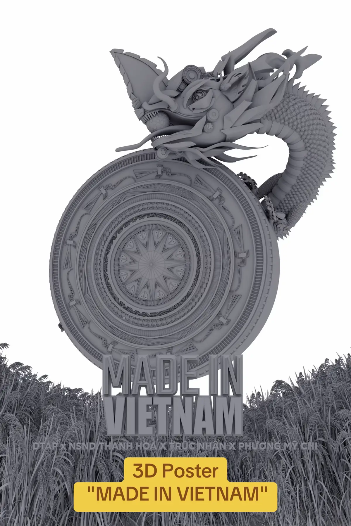Cám ơn DTAP và đạo diễn Kawaii Tuấn Anh đã cho mình cơ hội được đồng hành cùng dự án này. Tự hào là Người Việt Nam  #madeinvietnam #dtap #phuongmychi #trucnhan #thietkeposter #3d #design 