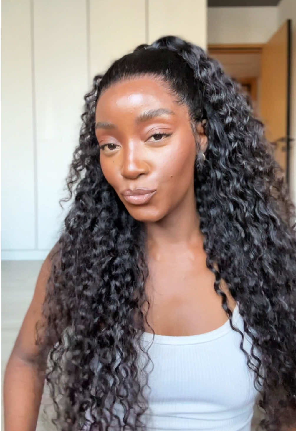 @FORGIRLFOREVER WIG half up half down  #CapCut 