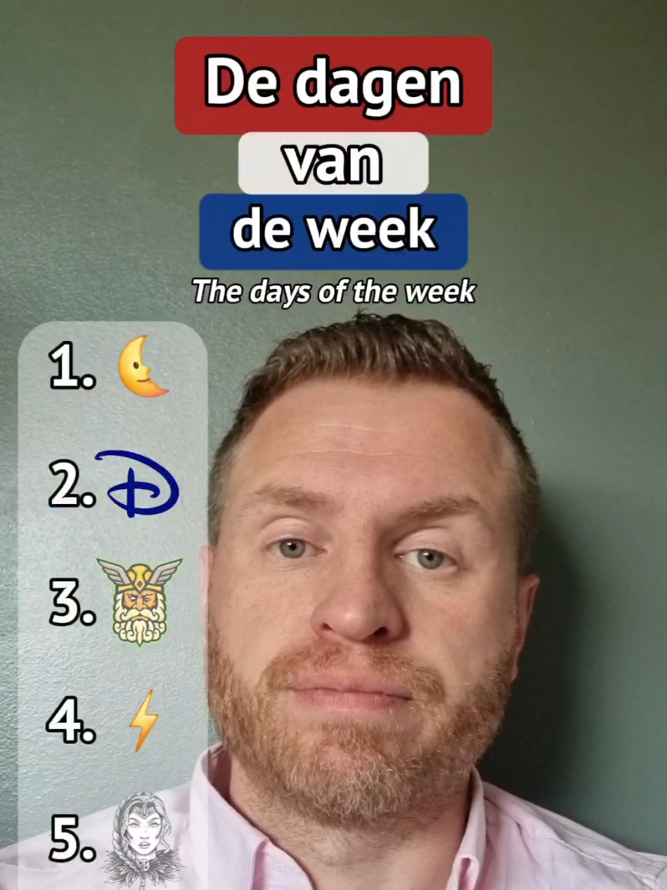 🇳🇱 📅 Maandag, dinsdag, woensdag... weet jij ze allemaal?  #NederlandsLeren #DagenVanDeWeek #learndutch #DutchLanguage #DutchWithTomasito #neerlandés #holandes #hollandaca 