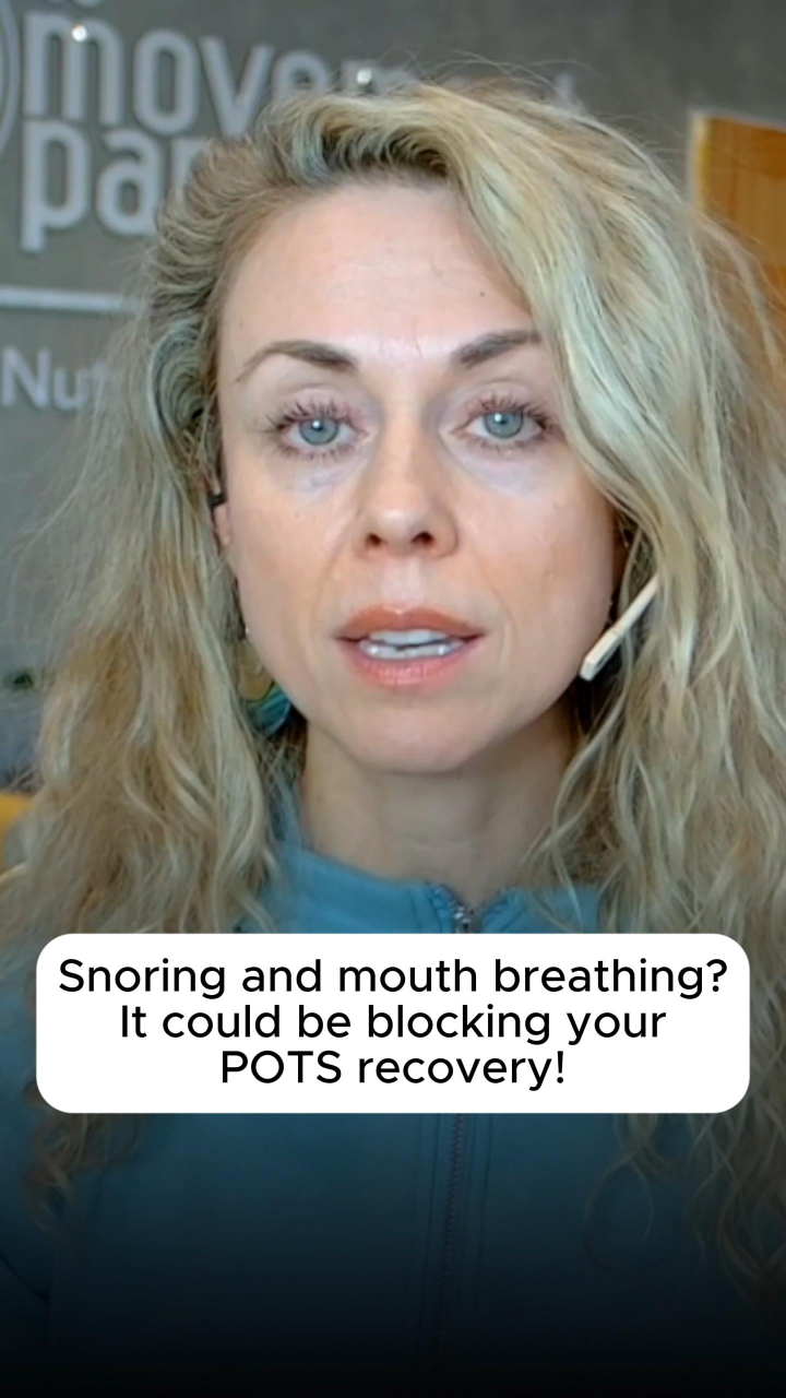 Snoring and mouth breathing at night? That’s not just annoying—it could be blocking your POTS recovery. Airway health and sleep quality are rarely talked about in POTS, but they’re a big deal. If you’re: 😴 Snoring 😮‍💨 Mouth breathing 😵‍💫 Waking up exhausted …your brain could be stuck in survival mode all night, keeping your nervous system in overdrive. Sleep is when your body resets, detoxes, and repairs. Without it, healing is almost impossible. 🛌 Get a sleep study. 📱 Try the SnoreLab app. ✅ Dig deeper if something feels off. #POTSRecovery #SleepAndHealing #MouthBreathing #TongueTie #SleepApneaAwareness #AirwayHealth #NervousSystemReset #ChronicFatigue #SnoringSolutions #AutonomicNervousSystem