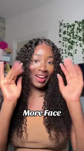 This glueless wig is everything! @Moreface Beauty @Morefacebeautyhair 🩵#morefacebeautywig #gluelesswig #kinkycurlywig #naturalhairline #protectivestyle #beginnerfriendlywig #Morefacewig #Morefaceglueless #affordablewig #under200wig #foryou #tiktokmademebuyit 