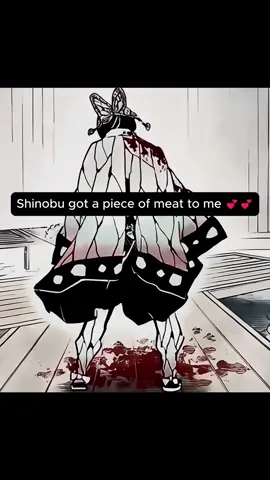 Shinobu got a piece of meat to me 💞💞💞 #demonslayer #shinobu #tanjiro #shinobukocho #anime #manga #demonslayeroutfits #shinobuoutfits #shinobucosplay #unisex #jersey #tiktok #viral #fyp #animemerch 