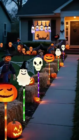 It's really nice to decorate your yard.#TikTokBacktoSchool #ghost #ghostmode #pumpkinseason #humanity #fyp #halloween #tiktokshop #tiktok #Human 