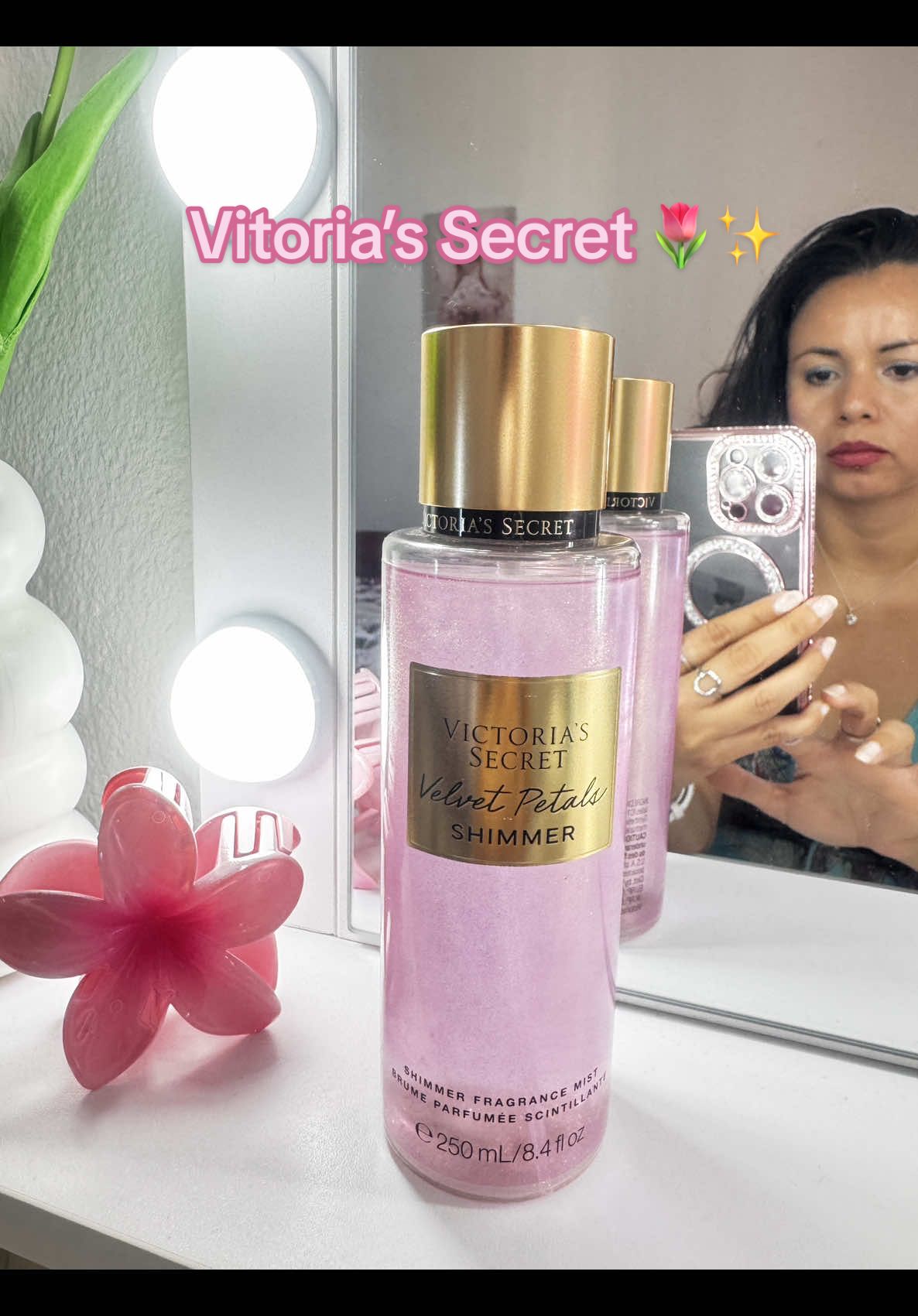 Testando body splash da vitoria’s secret 🌷✨#vitoriasecret #bodysplash #testando 