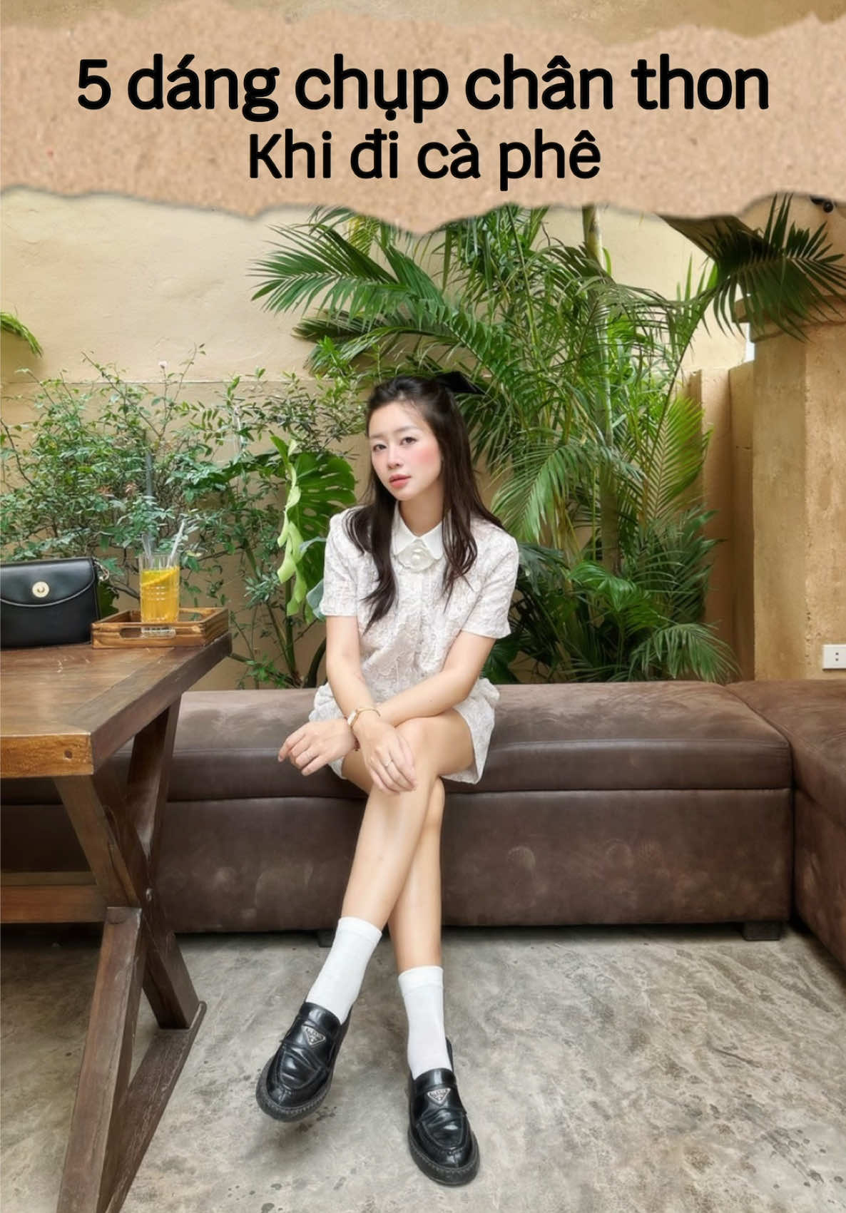 5 cách tạo dáng chụp chân thon dài miên man khi đi cà phê ☕️💗 dễ nhớ lắm cuối tuần hẹn hò cà phê thử liền nha ✨ #chupanhcunglechi #LearnOnTikTok #cachtaodang #chinhanhdep #taodangchuphinh #tipsandtricks #posing #fyp #trending #pose #posesideas