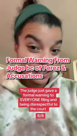 The last thing y’all wanna do is get barred from filing anything in the court because you acted like a brat…. ##judgeliman##perezhilton##order##iwasright