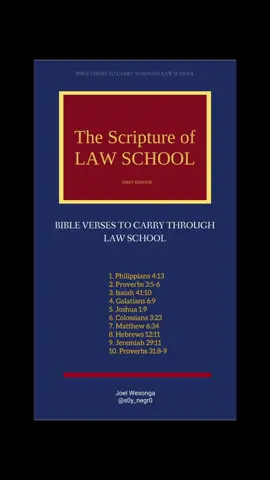 Bible verses that got me through 1L year and beyond  What verses would YOU add to this list?  #lawstudent #lawschool #lawschoolmotivation #lawschooladvice #scripture #lawschooltips 