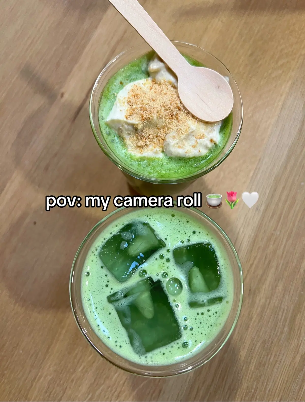 i love making and getting matchas :3 #matcha #cafe #drinks #matchalatte #hatoya #thematchatokyo #offbeatcoffee #campcove #japan #日本 #greentea 