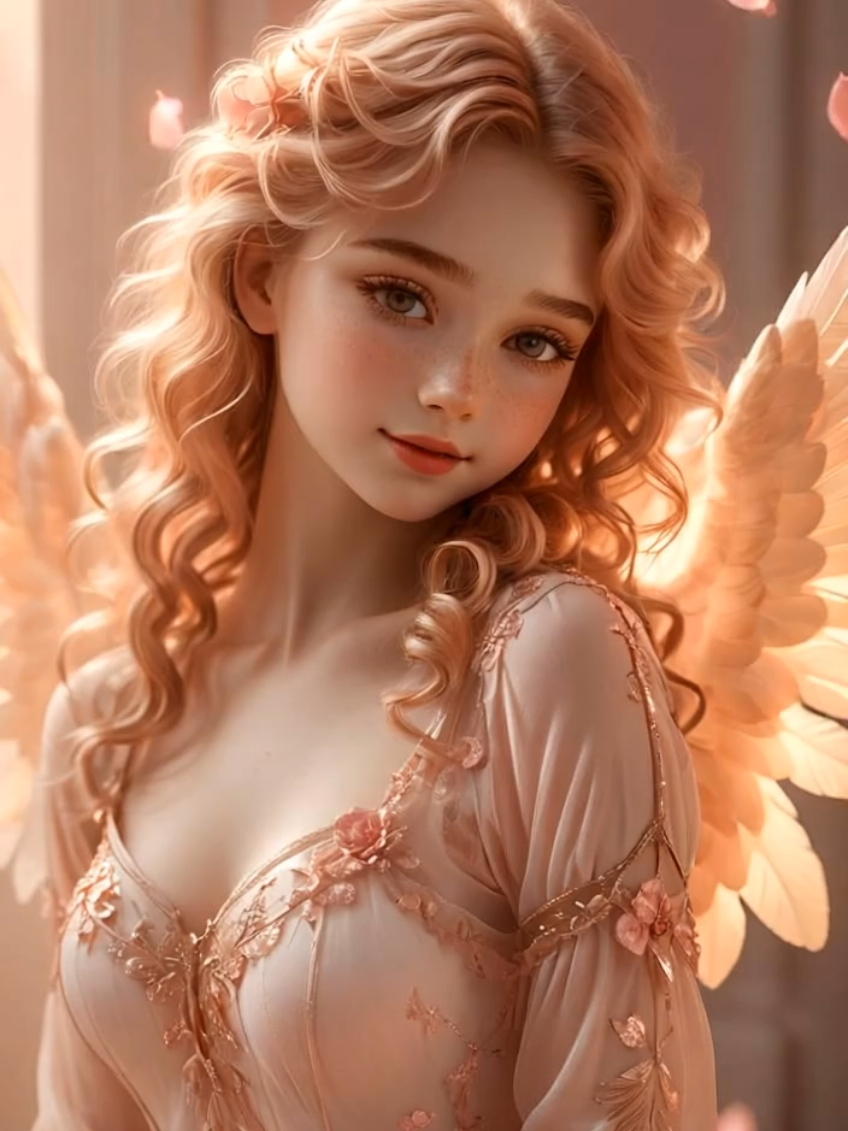 Not all wounds are visible.   Some glow quietly in the dark.   She protects her light… even when it hurts. 🧠 Generated with @spellai.official   ✨ Built from words – brought to life in seconds   👉 Curious? Link in bio to explore   #spellai #epicenigma #aiartist #aestheticvision   #ssaangel #angelwound #roselight #emotionalvisual #angelwings 