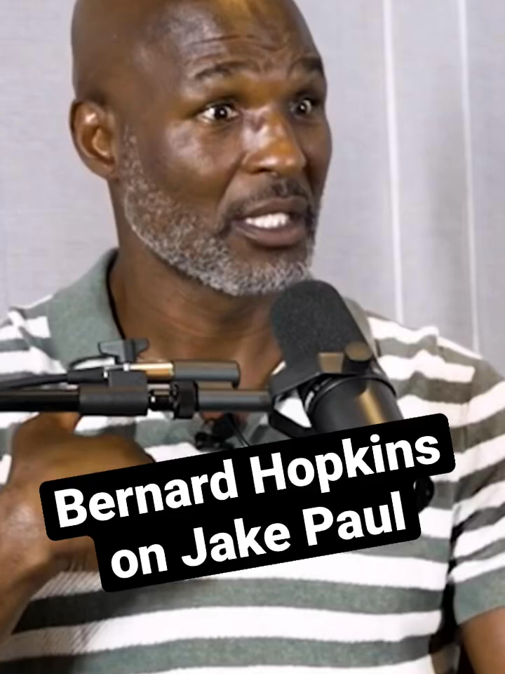 “You can’t convince me Jake Paul is a bonafide, certified fighter.” 🎙️: Bernard Hopkins