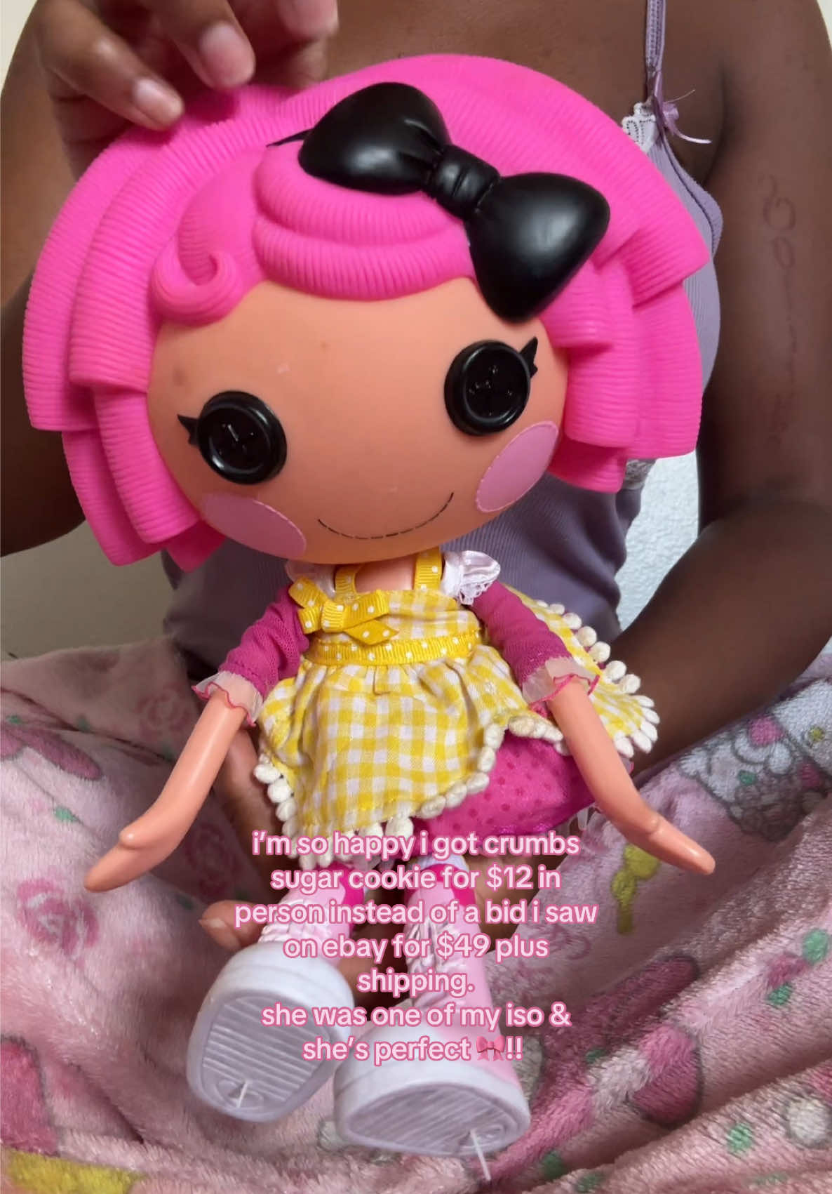 she has some flaws but i loveeee her! #fyp #asmr #lalaloopsy #lalaloopsydoll #scratchingasmr #tapping 
