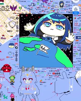 Putting peak next to peak is such a power move #ado #adoworlddomination #kagurabachi #pixelart #wplace 