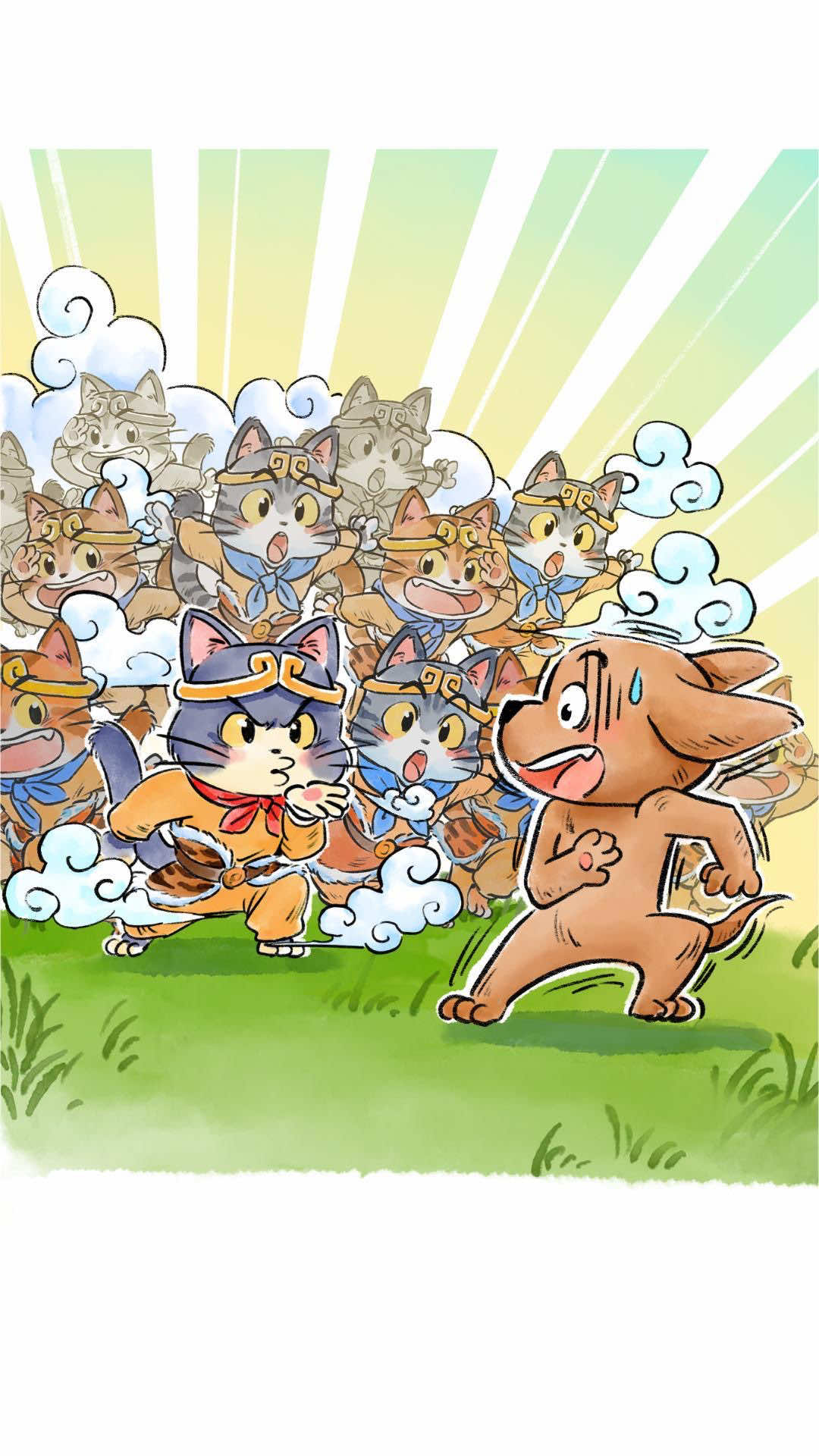 Shadow Clone Jutsu! #catsoftiktok #cat #fyp #catlover #drawing 