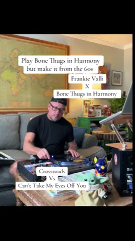 This one definitely scratches that itch in my brain 🤣🤣🤣#bonethugsnharmony #frankievalli #canttakemyeyesoffyou #crossroads