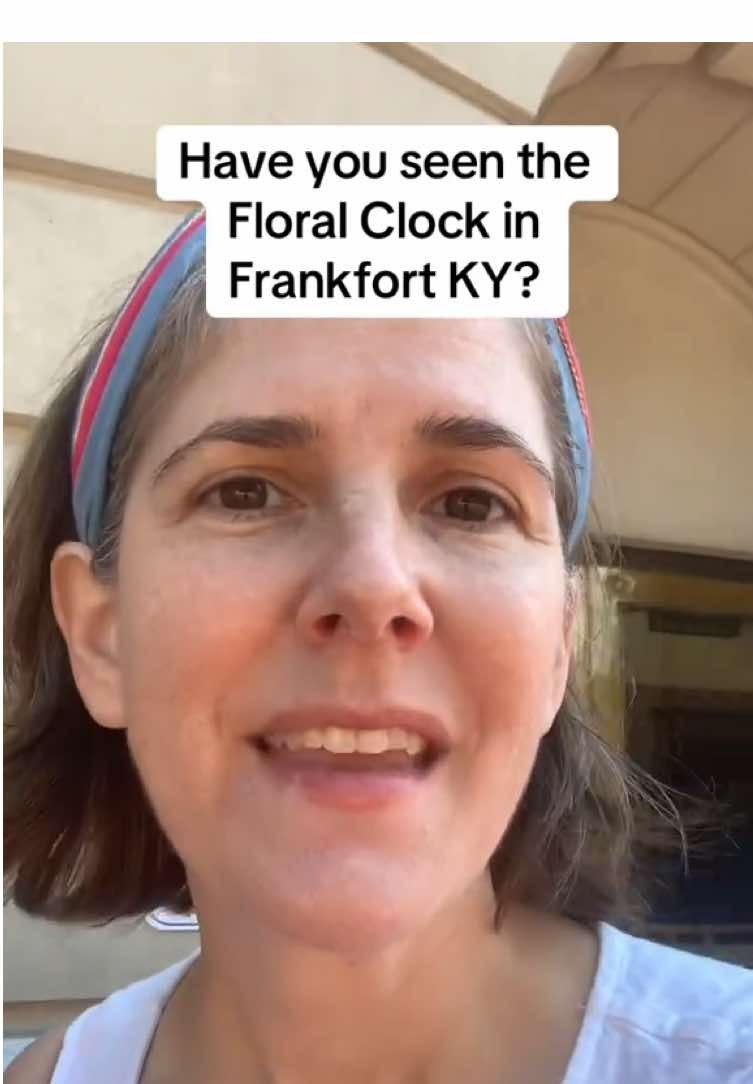 The floral clock in Frankfort Kentucky is one of the coolest things to check out. A great place to sit down and breathe and soak in the lovely weather on a work day.