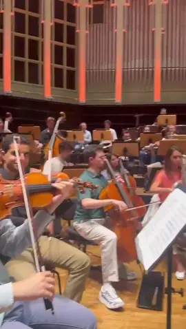 Performing alongside the incredible Daniel Barenboim and Divan Orchestra today! 🎶