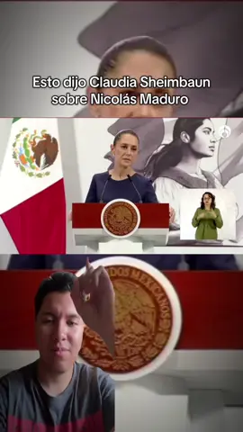 🇲🇽 La presidenta de México Claudia Sheinbaum sobre incremento de recompensa de Estados Unidos por información que lleve a la captura del presidente Nicolas Maduro. La presidenta aclara que es la primera vez que escucha esta información y no hay ninguna investigación activa ni pruebas en México respecto al tema. #Mexico #Venezuela #Maduro
