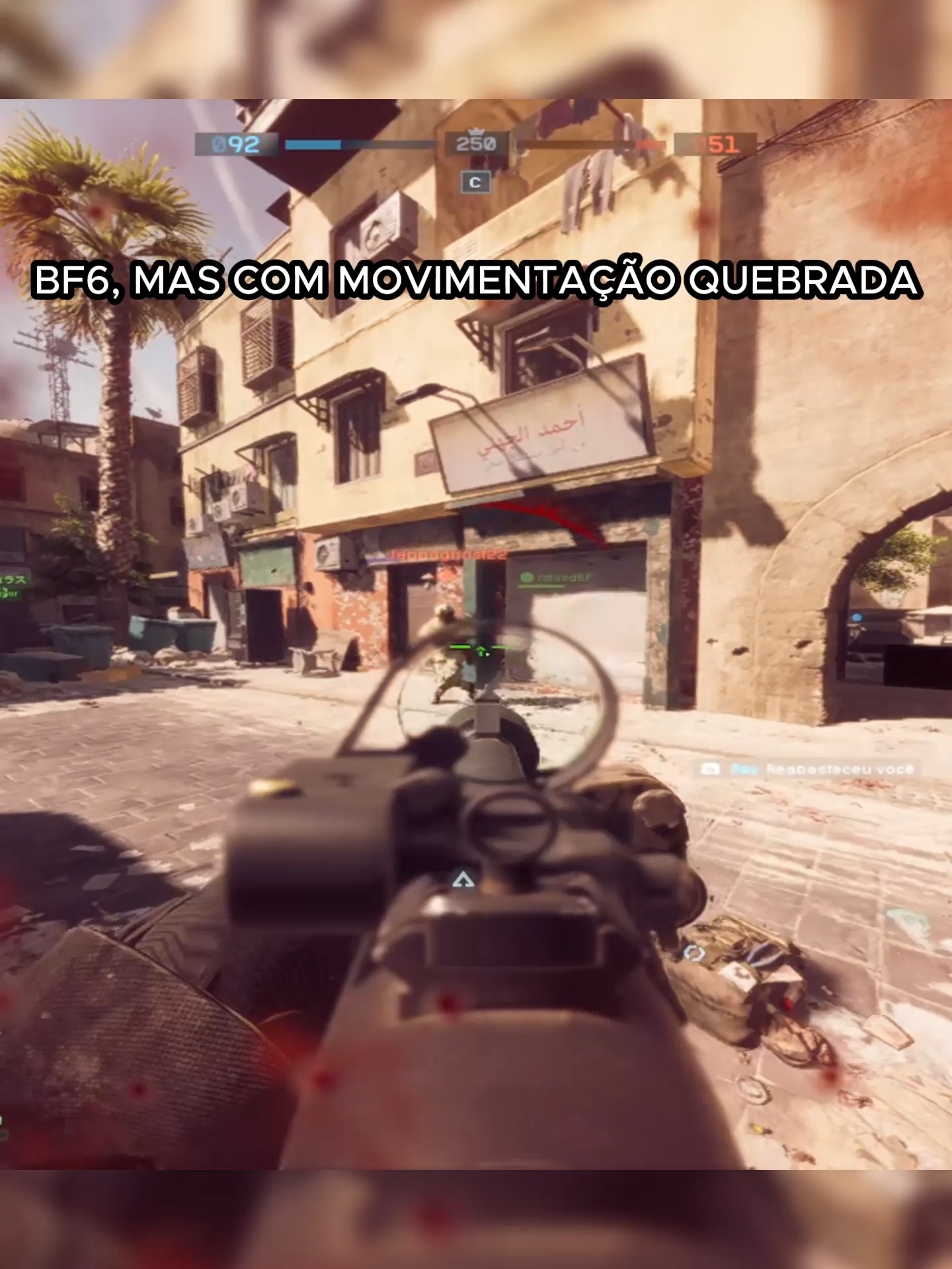 BF6, MAS COM MOVIMENTAÇÃO QUEBRADA #battlefield #bf #bf6 #fyp