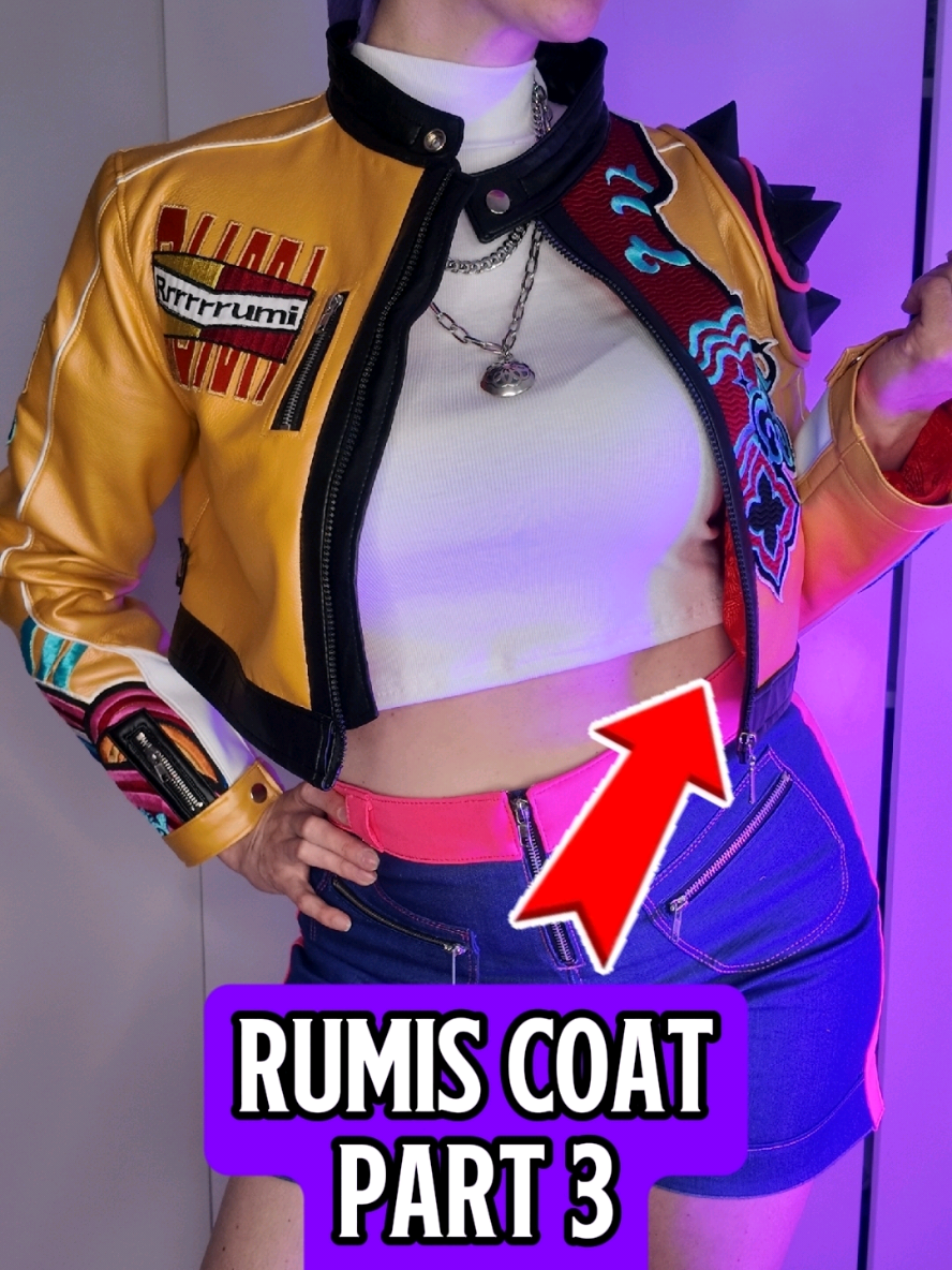 I’m so glad I made Rumi’s COAT❤️🫰🏻! It took so much work, but as a huge fan, it was totally worth it. Can’t wait to wear it and show it off! #kpopdemonhunters #cosplayjourney  #coat  #Handmade  #animelover  #costumereveal #cosplay 