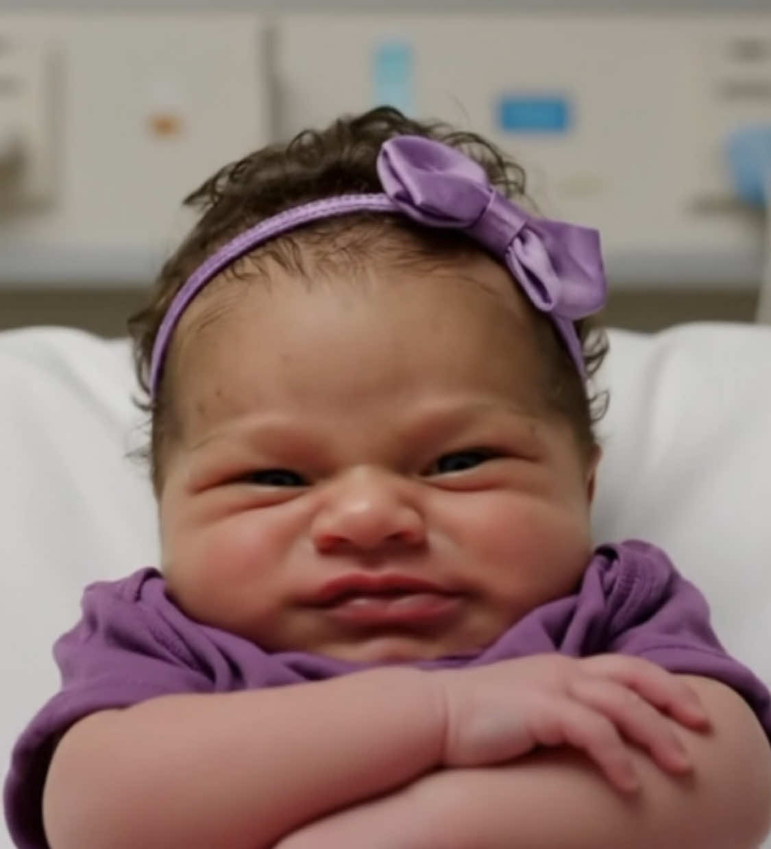 Mad Baby #fyp #girl #newborn #baby #viral #doctor #interview 