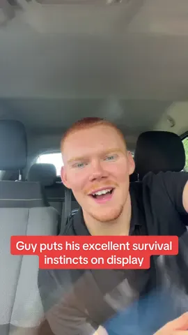 Guy puts his excellent survival instincts on display #richlifestyle #oldmoney 