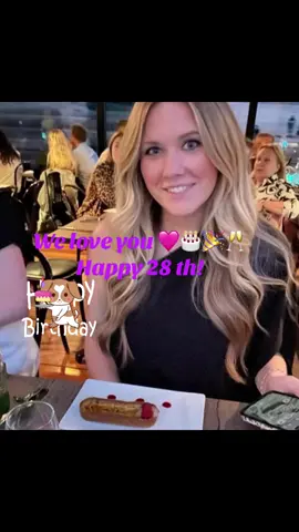 We’re so proud of you. We hope you have the best time celebrating! Happy Birthday, sweetheart! 🩷Love you🎂🥰🩷🥂🎉🧁@Katie 🩵  