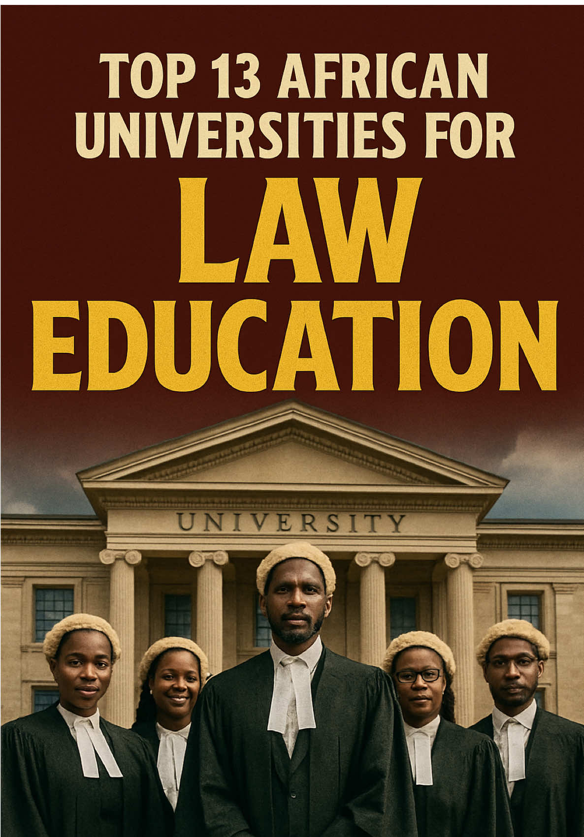 TOP 13 AFRICAN UNIVERSITIES FOR LAW EDUCATION