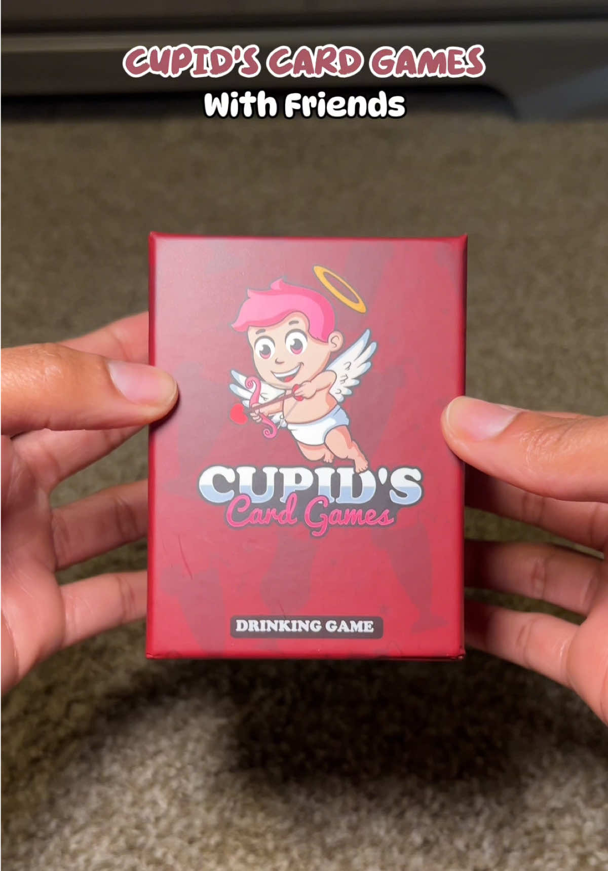 The perfect card game to play with your friends ‼️ *for 21+ please drink responsibly :) #cardgamesoftiktok #cardgames #cupidscardgames 