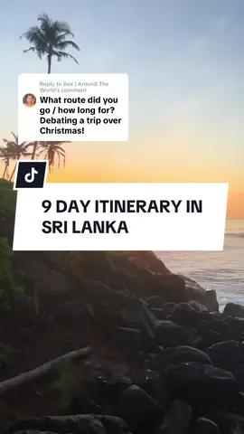 Replying to @Bex | Around The World  Now, this was a bit of a whistle stop itinerary & I am aware of that 🤣 I could have easily spent longer in all of these locations and I missed some brilliant stops like Hikkadua, Welligama and Jaffna. That being said I think it’s a great itinerary to build from! 🗺️ 📝  #srilanka #srilankaitinerary #srilankan #stealmyitinerary #kandy #sigirya #colombo #ella #mirissa #yala #yalanationalpark #galle #ugccontent #ugccontentcreator #ugccreator #fyp #viral #traveltok #traveltiktok #worldtravel 