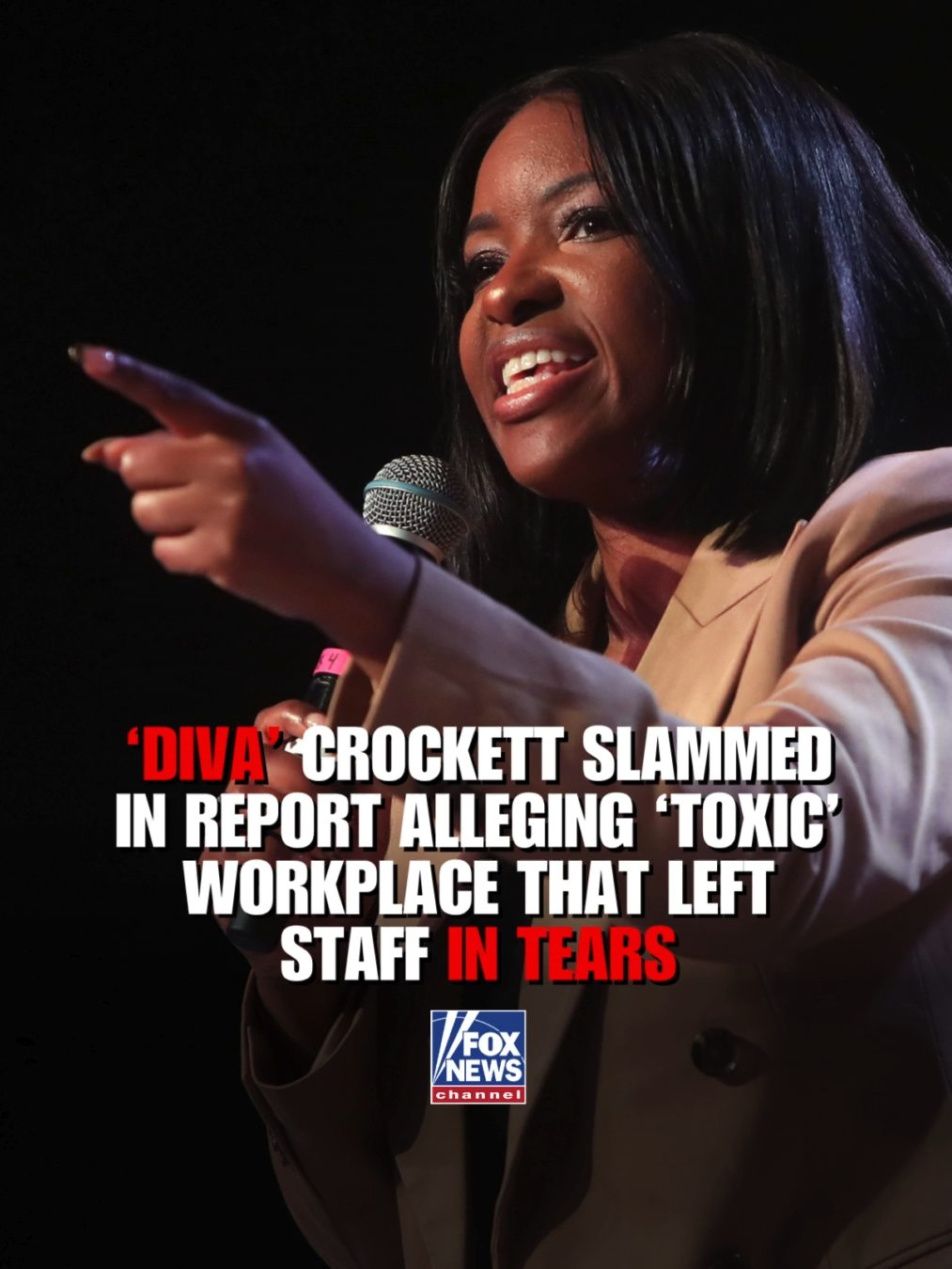 Democratic Rep. Jasmine Crockett is under fire after a former aide released a scathing report accusing the liberal lawmaker of terrorizing staff members, saying it’s “widely known” she mistreats her staff.