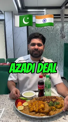 Azadi ka double maza! 🇵🇰✨ 1 Seena PCS, 2 Malai Boti, 2 Tikka Boti, 2 Seekh Kebab, Pulao, Raita, Salad + 2 Cold Drinks… sirf 25 AED! 🥳 Offer valid 14-15 August 🎉 #AzadiDeal #14AugustSpecial #PakistanIndependence #UAEFoodies #PakistaniFood #FoodieTok #RasAlKhaimah #SpecialOfferUAE #india #sherepunjabrestaurant #15august #2k25 #viral #fyp #foryoupage #pakistan #independenceday #nationalanthem #originalspr #StreetFoodVibes #FoodLover