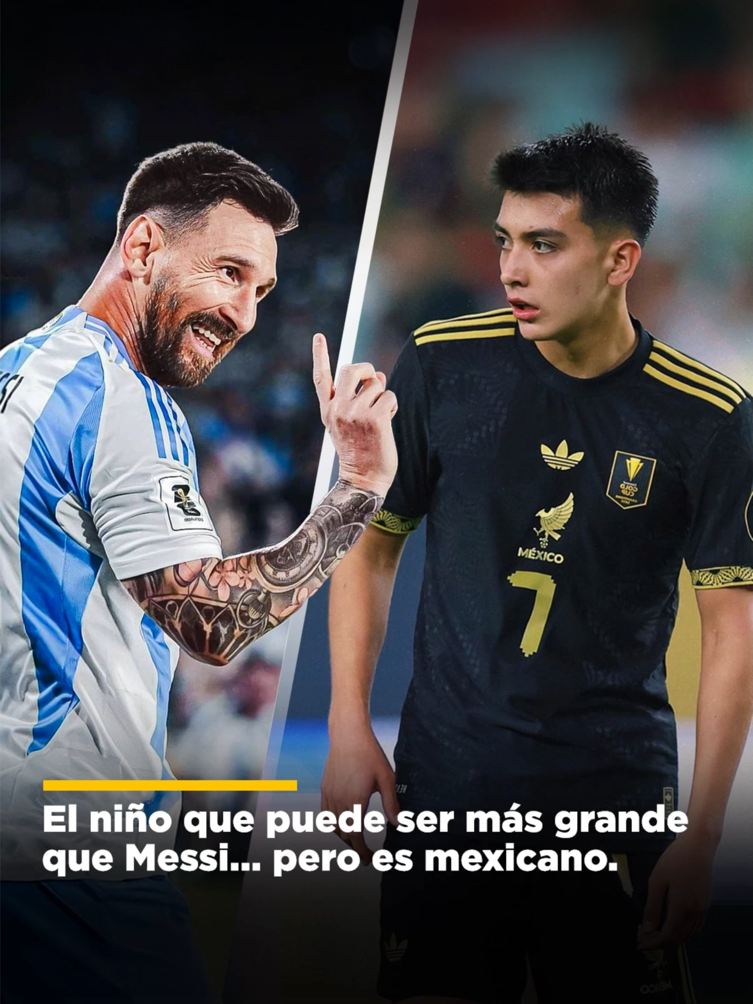 El niño que puede ser más grande que Messi, pero es mexicano.